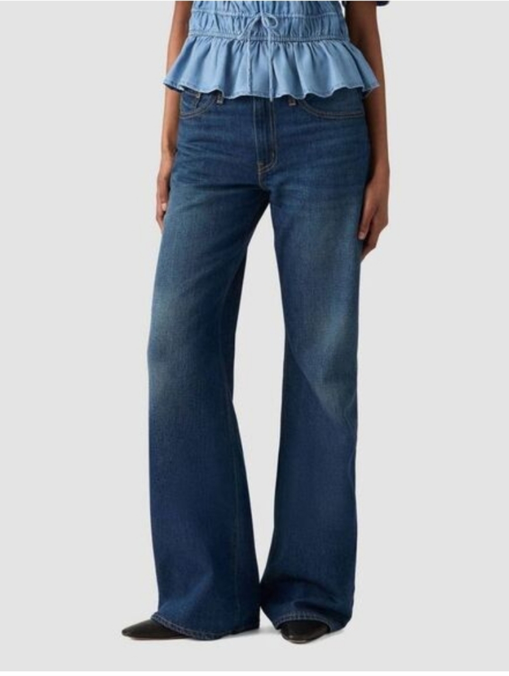 Levi's Middy Bootcut Jeans In New Shade Good Fo Good Fortune